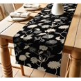 thumbnail image 1 of Vargottam Eco-Friendly Cotton Twill Table Runner by Vargottam - Handcrafted Floral Pattern- 14" Wide Washable Table Runner for Kitchen, Living Room & Events - 108" inch Long, 1 of 6