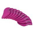 thumbnail image 1 of Unique Bargains Protection Sleeve Visible Window Golf Club Iron Head Covers Rose Red 10 Pack, 1 of 5