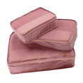 thumbnail image 3 of Mine., Set of 3 Travel Packing Cubes for Luggage & Carry-On Bags, Blush, 3 of 6