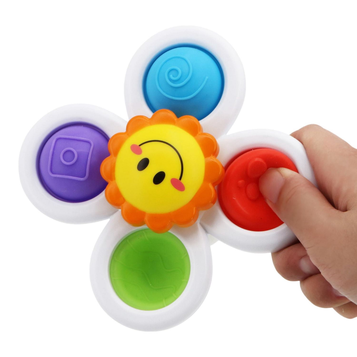 Spark Create Imagine Ensemble de Fidget Spinner pour Tout-Petits Jouets Sensoriels pour Jeu dans l'Eau Ou à Sec, 12 Mois +