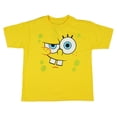 thumbnail image 1 of Spongebob Squarepants Boy's Curious Big Face Kids T-Shirt (L, 10/12), 1 of 1
