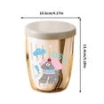 thumbnail image 2 of Portable Fruit Cup High-value Salad Cup With Fork Spoon Picnic Double-layer Draining Fresh-keeping Box, 2 of 6