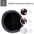 thumbnail image 2 of Round Calm Donut Hug Dog Bed, Bed Washable Round Pillow Pet Bed, 2 of 5