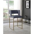 thumbnail image 2 of Meridian Furniture Caleb Gray Velvet Counter Stool (Set of 2), 2 of 5