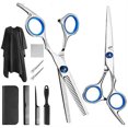 thumbnail image 2 of Haircut Scissors Kit,10pcs Hair Cutting Scissors Hair Cutting Scissors Shears Kit Hairdressing Scissors Set Reliable and Durable, 2 of 7