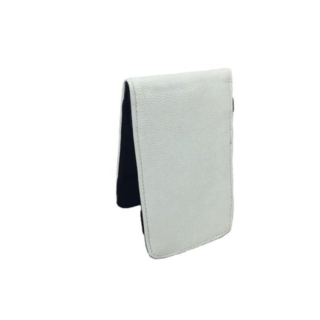 Sunfish SCLW White Leather Scorecard & Yardage Book Holder