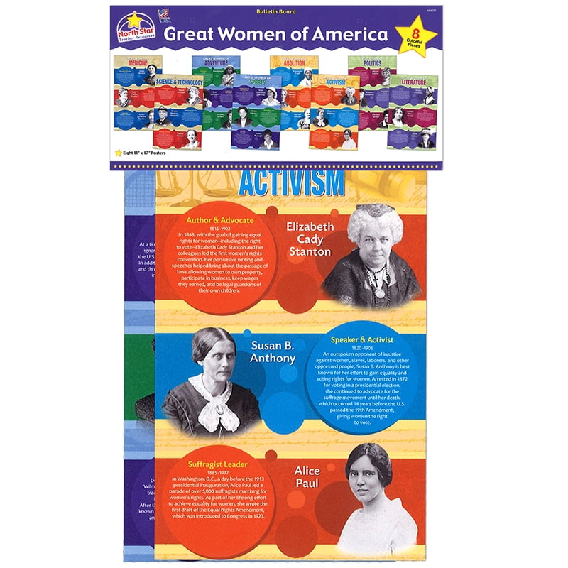 Ensemble de Tableau d'Affichage « Great Women Of America »