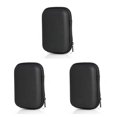 thumbnail image 3 of jesticaly Earphone Carry Case with Zipper Earbud Wireless Wired Storage Box Organizer Multi-purpose for Protection Pouch for Outdoor Black 3Set, 3 of 6