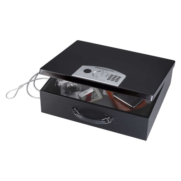 Portable Laptop Safe, 0.5 cu ft, Black