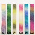 thumbnail image 3 of 500g Rainbow Gradient Color Sprayed Mohair Yarn Segment Dyed Rainbow Puffy Yarn Plush Fine Baby Wool Crochet Hand Knitting Line, 3 of 6