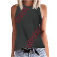 thumbnail image 1 of Birdeem Women Floral Printing Tank Fit Round-Neck Sleeveless Block Shirts Tunic Tee Tops, 1 of 1