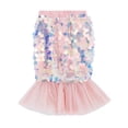 thumbnail image 1 of Robes pour Adolescents Jupe à Sequins avec Plissée Robe de Fête d'Anniversaire de Mariage Robe de Concours pour Tout-Petits Rose 7-8 Ans, 1 of 4