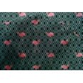 thumbnail image 4 of oneOone Cotton Silk Fabric Geometric & Flamingo Bird Printed Fabric 1 Yard 42 Inch Wide, 4 of 4