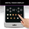 thumbnail image 3 of Salton Stainless Steel Touchscreen Long Slot Toaster – 4 Slice | Digital Controls with Timer | 6 Shade Settings | Bread, Bagel, Muffin, Waffle & Pastry Modes | Memory Function (ET2163), 3 of 8