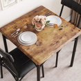 thumbnail image 3 of Dining Table Set for 2, Kitchen Table Set for 2, Dining Room Table Set with Upholstered Chairs, Square Kitchen Table Set for Small Space, Apartment, Studio, 3 of 9