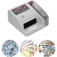 thumbnail image 2 of Portable Mini Money Counter Worldwide Currency Cash Banknote Bill Counting Machine Detector with UV/MG/WM Counterfeit Detection 600 Bills Per, 2 of 5