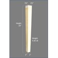 thumbnail image 2 of BingLTD - 29 Shaker Style Hardwood Table Leg - Set of 4 (1135E-UNF), 2 of 2