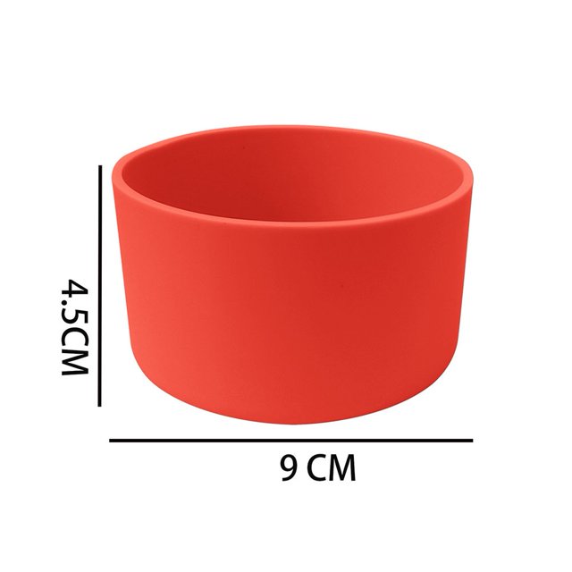 MYG Silicone Cup Cover Bottom Pad 9cm Diameter for 32/40oz Sports Bottles Heat Resistant Non-Slip Protection Multiple Colors Available