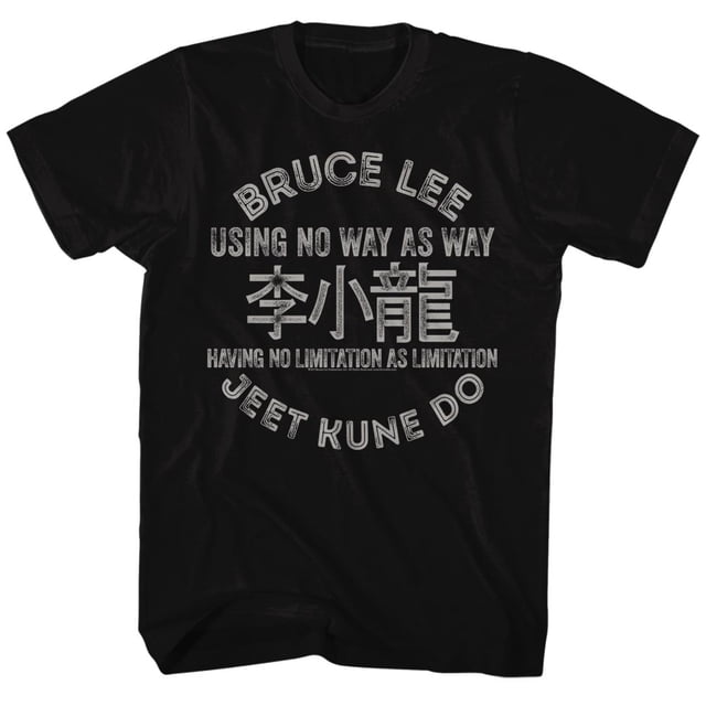 Bruce Lee Symboles T-Shirt Noir