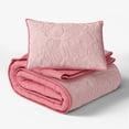 thumbnail image 1 of Mainstays Kids Reversible Butterfly Stitch Quilt Set, Twin, 2 Pieces, 1 of 6