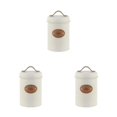 thumbnail image 3 of Wweixi Transparent Tea Jars For Storing And Displaying Favorite Tea Leaves Food Grade Metal Kitchen Storage Jars Jars Kitchen Beige tea 3Set, 3 of 6