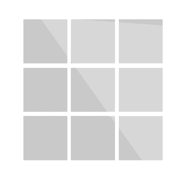 Amdohai Flexible Reflective Mirror Sheets Self-Adhesive PET Mirror Tiles Non-Glass Mirror