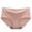 Khaki, variant on Mrat Cute Panties Women's New High-Waist Briefs Postpartum Belly-Up Hip Panties Satin Panties S-201 Purple M