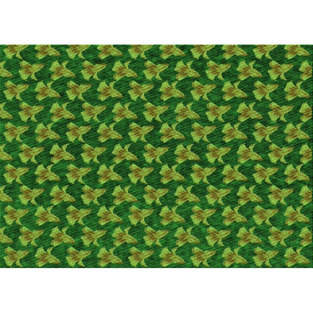 Ahgly Company Tapis d'Intérieur Lavables en Machine Rectangle Transitionnel Vert Émeraude Profond, 7' x 9'