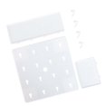 thumbnail image 2 of Wall Mounted Shelf Holder, Multiple Uses Durable Strong Bearing Capacity Functional Bedside Wall Shelf  for Bathroom for Kitchen White, 2 of 8