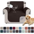 thumbnail image 1 of JUNWELL 100% Waterproof Sofa Cover Non Slip Couch Cover Machine Washable Slipcover Leakproof Furniture Protector for Dogs Kids Pets  Dark Gray  Sofa, 1 of 10