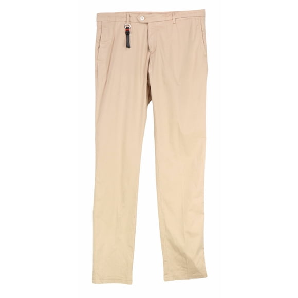 Marco Pescarolo Men's Khaki Napoli Slim80 Pants & Capri - 37