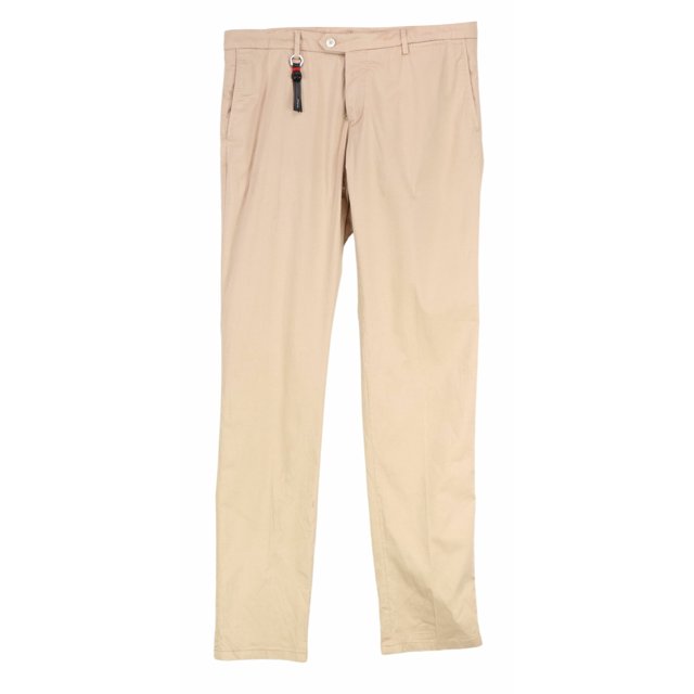 Marco Pescarolo Men's Khaki Napoli Slim80 Pants & Capri - 50