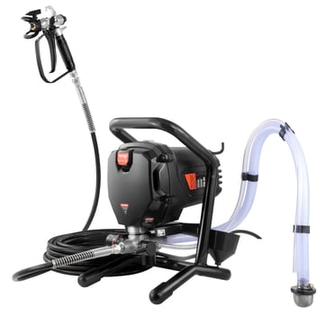 VEVOR Pulvérisateur de Peinture Sans Air sur Socle, Pulvérisateur Électrique Sans Air Efficace 3000 Psi 750 W, Pulvérisateurs de Peinture Portatifs, Effet de Peinture Fin et Uniforme