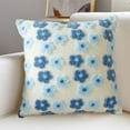 thumbnail image 1 of Housse de Coussin Fleur Fausse Laine d'Agneau Housse de Coussin Coussin de Sofa Coussin, 1 of 6