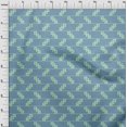 thumbnail image 3 of oneOone Polyester Lycra Fabric Stripe & Check Kasuri Printed Fabric 1 Yard 56 Inch Wide, 3 of 4