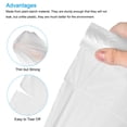 thumbnail image 4 of Uxcell Small Trash Bags Garbage Waste Basket Liners for Kitchen Office Bathroom White, 4 of 5
