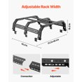 thumbnail image 3 of VEVOR Overland Truck Bed Rack fit Tacoma/Ranger/Gladiator JT/Colorado/Canyon, 3 of 9