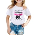 thumbnail image 1 of FhsagQ The 7th Of July Fille Enfant Mignonne Graphique Col Rond Manches Courtes Tee Été Décontracté T-Shirt Fille Printemps The 7th Of July T-Shirts Taille 14-16 Plus Pâques Blanc 7-8 Ans, 1 of 5