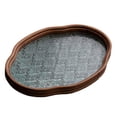 thumbnail image 3 of GROWTH TANK Begonia Flower Glass Tray Snack Countertop Bread Fruit Desk Tray Decorative Tray Clear Small, 3 of 9