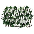 thumbnail image 4 of Feimier Artificial Fence Courtyard Wall Fence Terrace Decoration Wooden Telescopic Fence, 4 of 11
