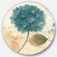 thumbnail image 1 of Designart 'fleur Cottage Bleue Hortensia I' Art Mural en Métal Style Ferme, 1 of 3