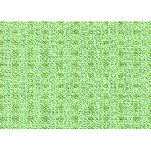 Ahgly Tapis Rectangulaire Lavable en Machine Vert Transitionnel, 7 Pieds x 10 Pieds