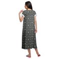 thumbnail image 4 of Moomaya Robe de Nuit à Manches Courtes Imprimée pour Femmes en Coton, 4 of 5