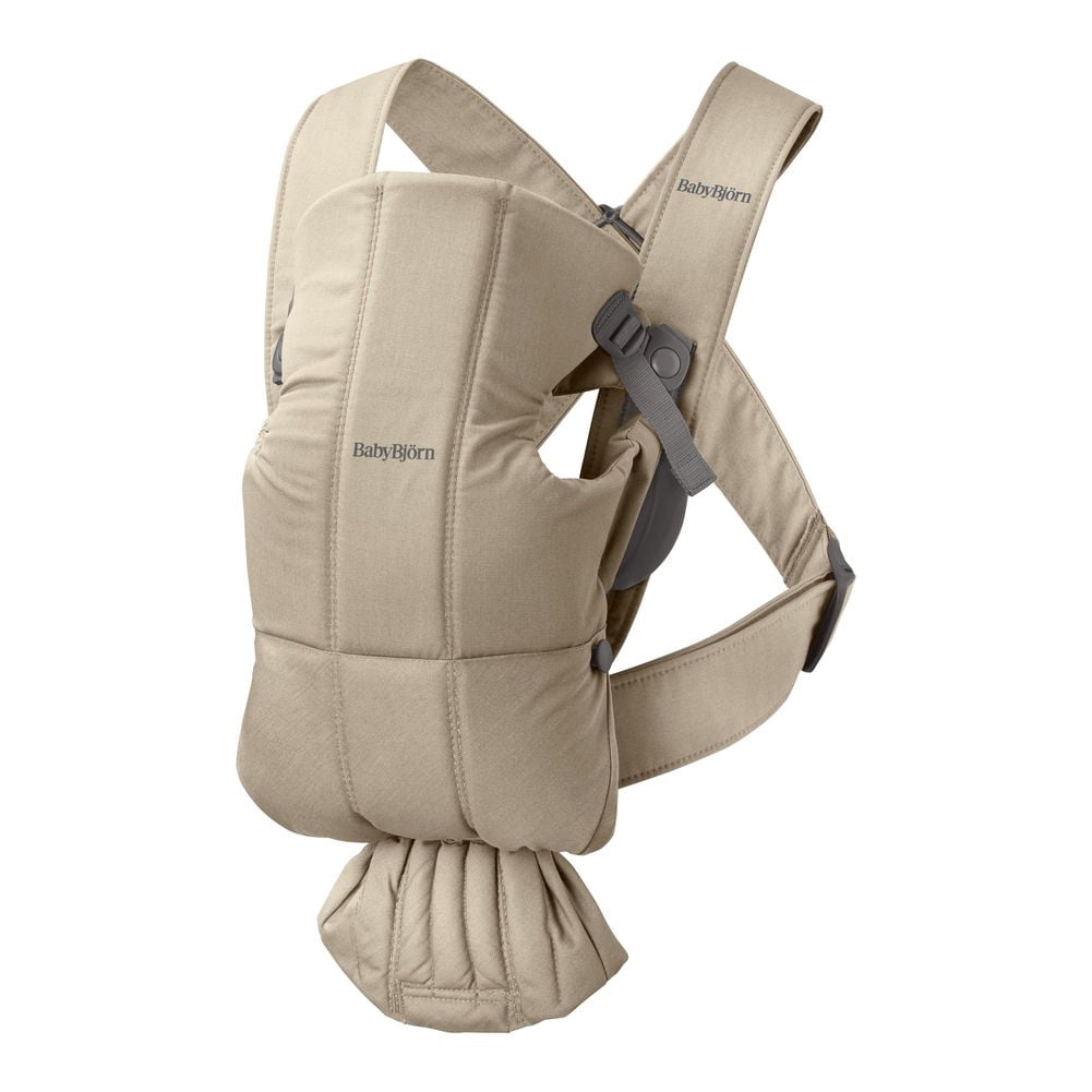 BabyBjorn Baby Carrier Mini in Woven Fabric - Beige