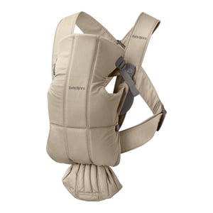 BabyBjorn Baby Carrier Mini in Woven Fabric - Beige
