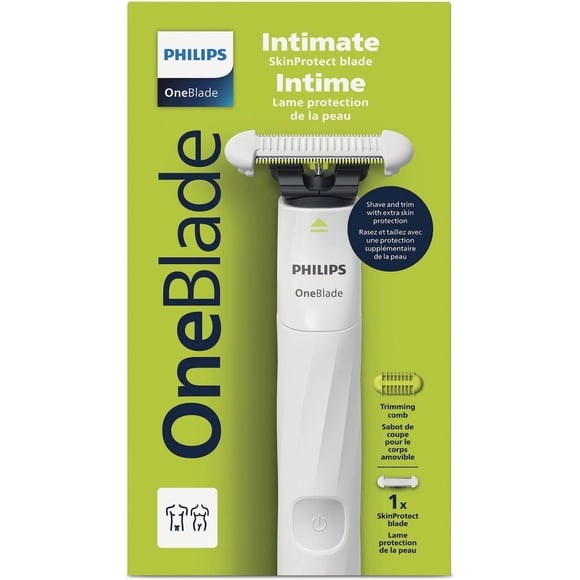 Refurbished Philips QP1924/20 OneBlade Intimate Groomer Hybrid Electric Shaver and Trimmer