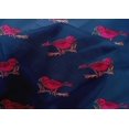 thumbnail image 4 of oneOone Cotton Silk Fabric Branch & Bird Block Printed Craft Fabric BTY 42 Inch Wide, 4 of 4