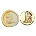 thumbnail image 1 of -shaped Stamp Head 3D Relief Copper Head for Wedding Card (Triceratops), 1 of 10