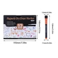thumbnail image 3 of Todaioua Magnetic Dry Erase Whiteboard Markers, 12 Count Colorful Fine Tip Thin Dry Erase Markers with Eraser for Home Office School Supplies for Calendar Boards, 3 of 9