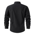 thumbnail image 3 of AherBiu Mens Shirts Long Sleeve Button down Outdoor Lightweight Work Shirt with Pockets Fall Quick Drying Hiking Shirts, 3 of 4